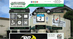 Desktop Screenshot of alliedgardensautomotive.com